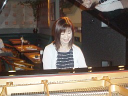 相馬さんの演奏風景
