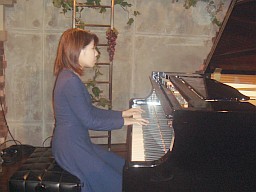 里井さんの演奏風景