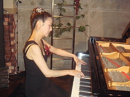 美香先生の演奏風景